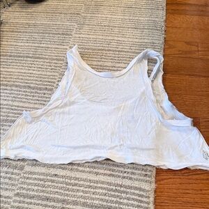FP movement white cropped tank xs